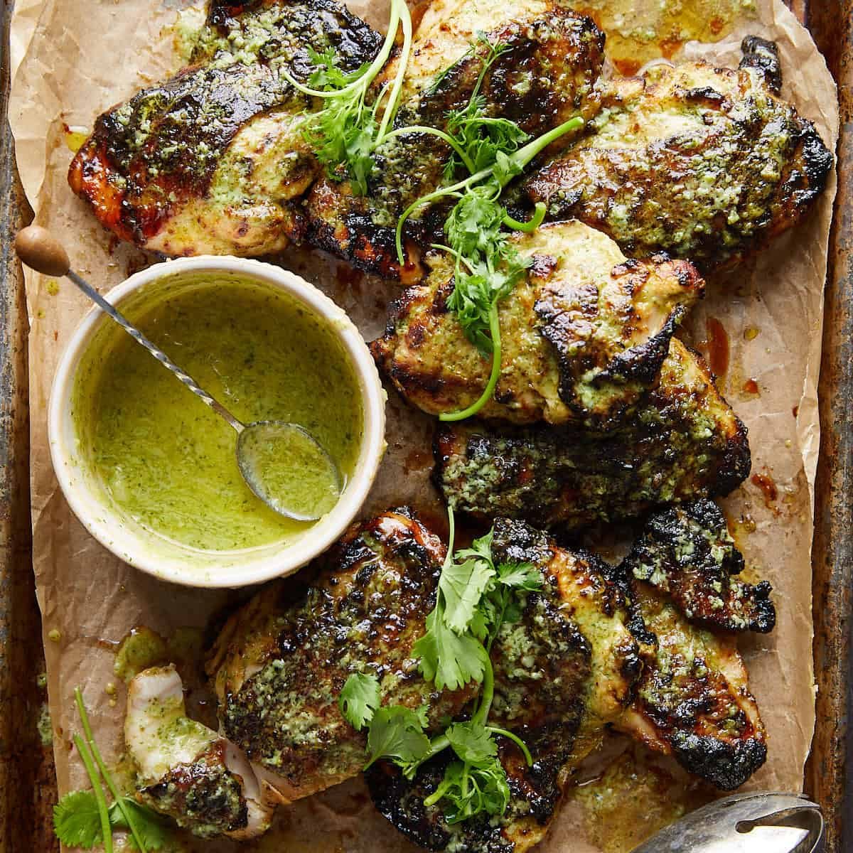 Air Fryer Cilantro Lime Chicken (Thighs or Breasts)