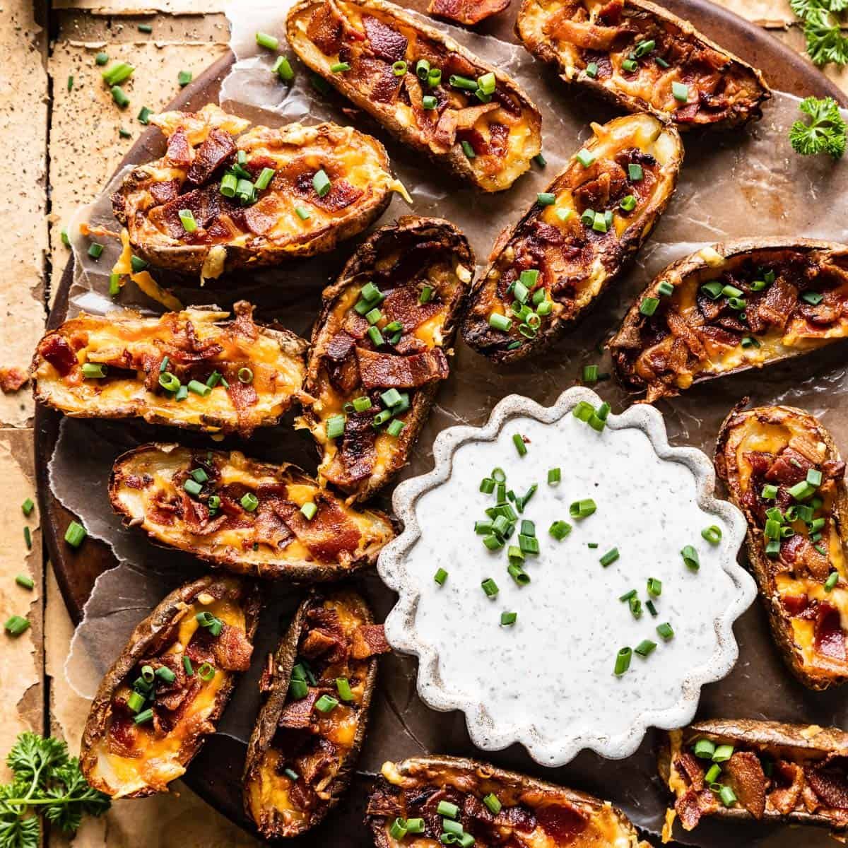 Air Fryer Potato Skins