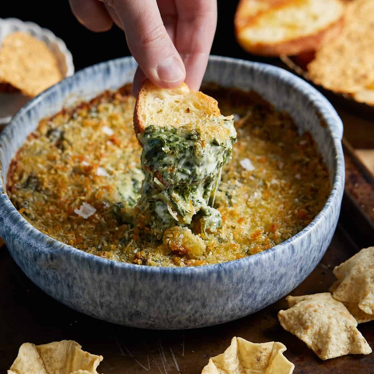 Air Fryer Spinach Dip