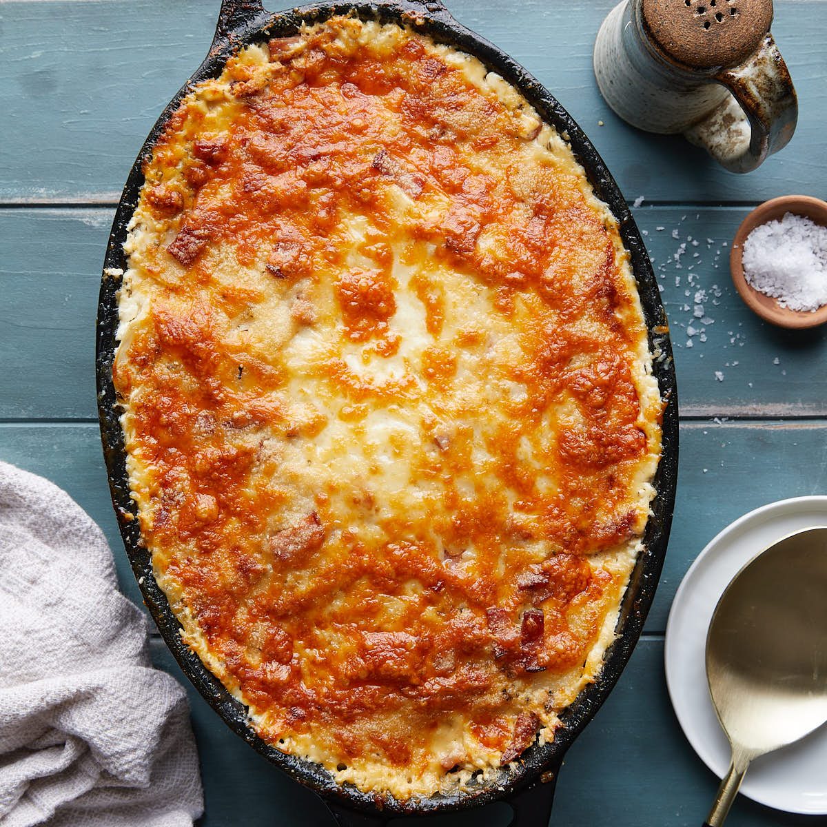 Au Gratin Potatoes with Ham (Cheesy)