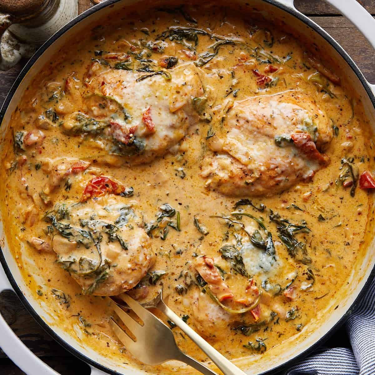 Baked Tuscan Chicken