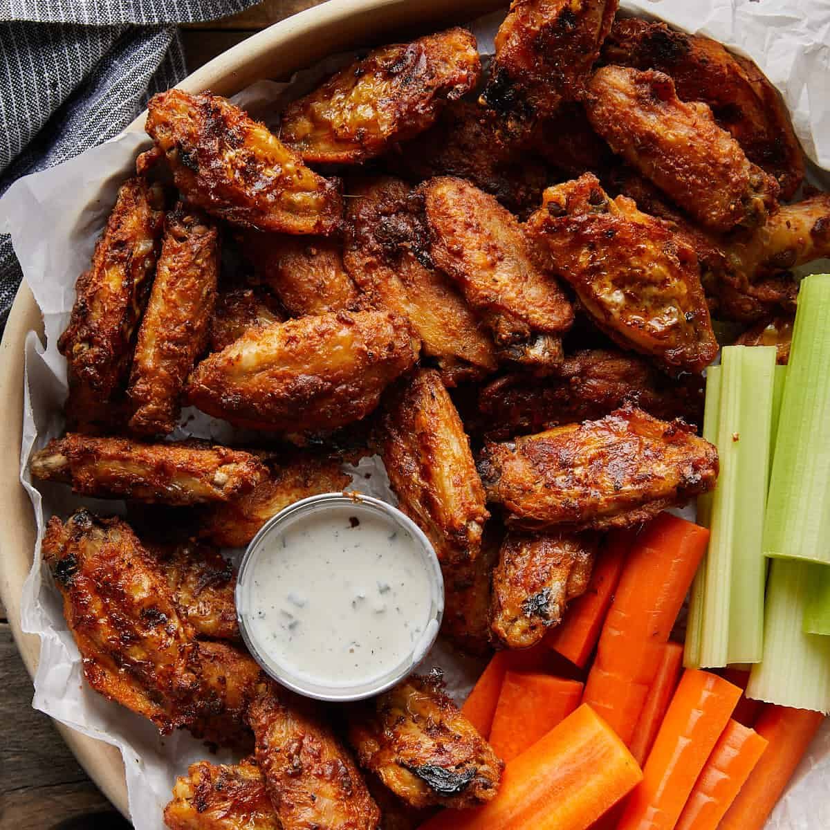 Crispy Blackened Wings Recipe