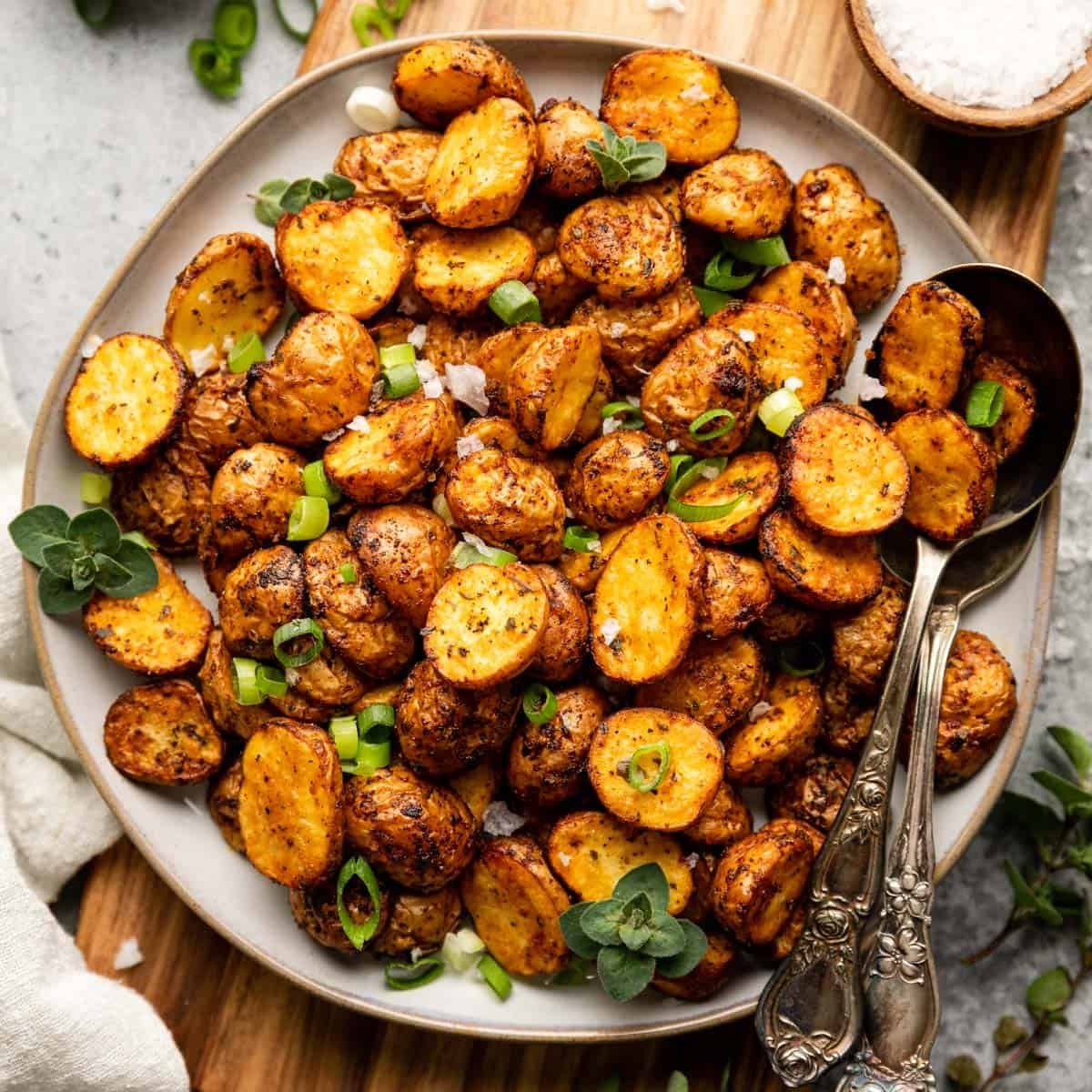 Easy Breakfast Baby Potatoes (Air Fryer or Oven)