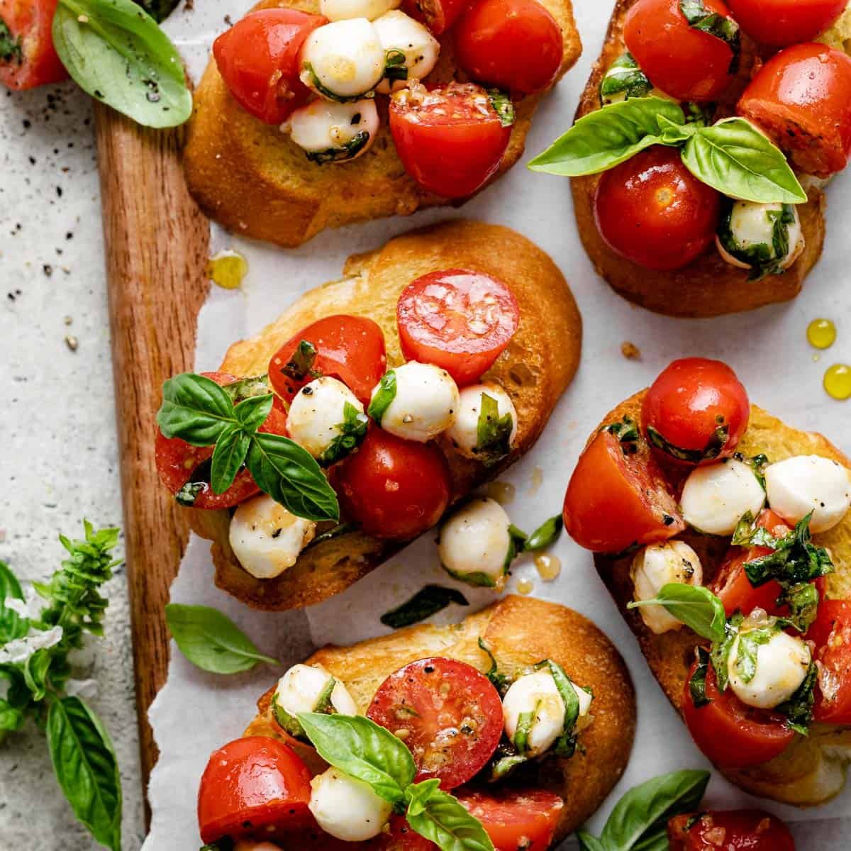 Bruschetta with Mozzarella