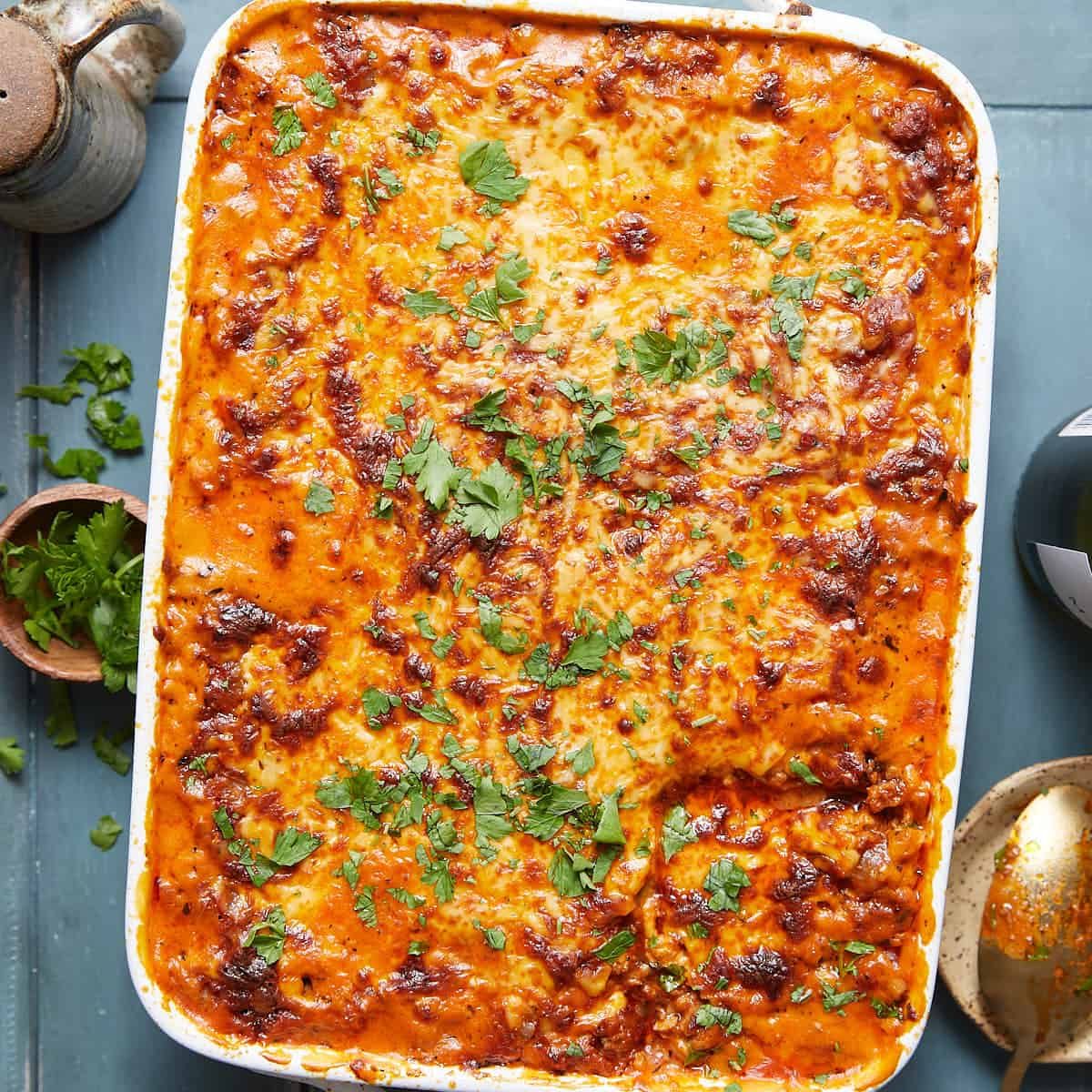 Cheesy Baked Spaghetti
