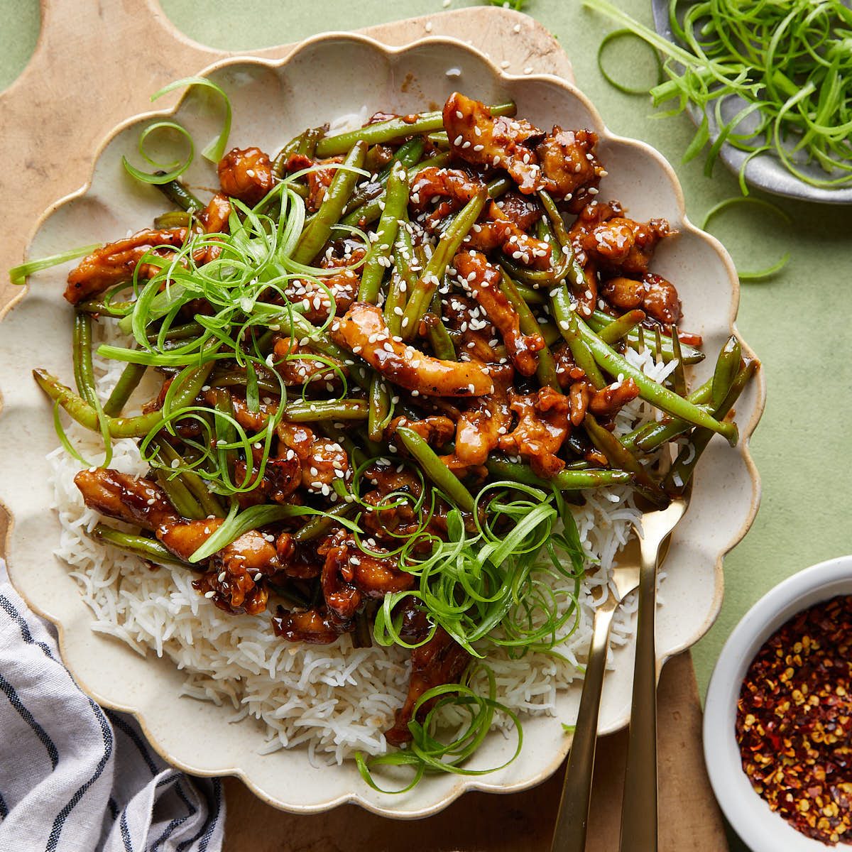 Chicken & Green Bean Stir Fry (Easy)