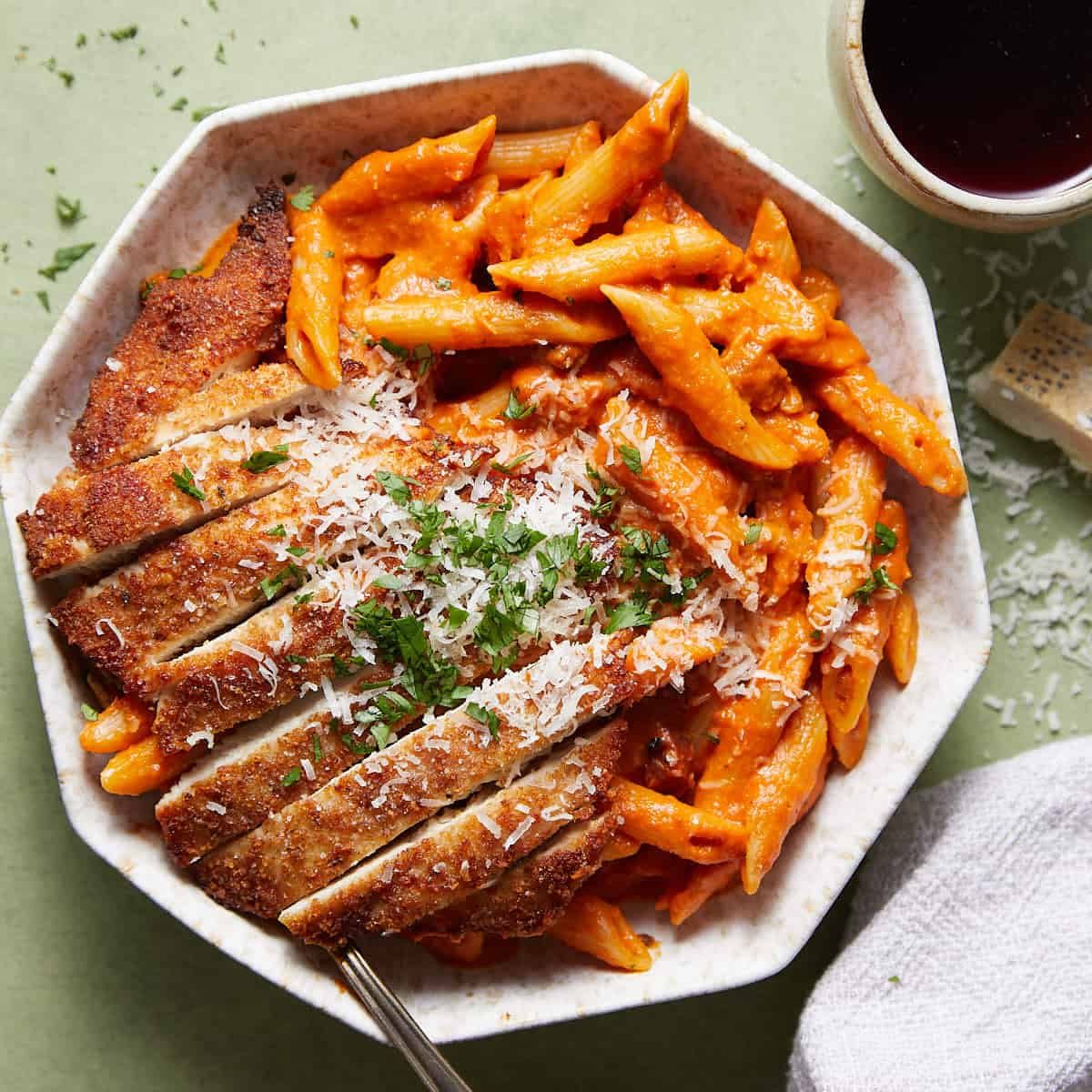 Penne Alla Vodka with Chicken Recipe