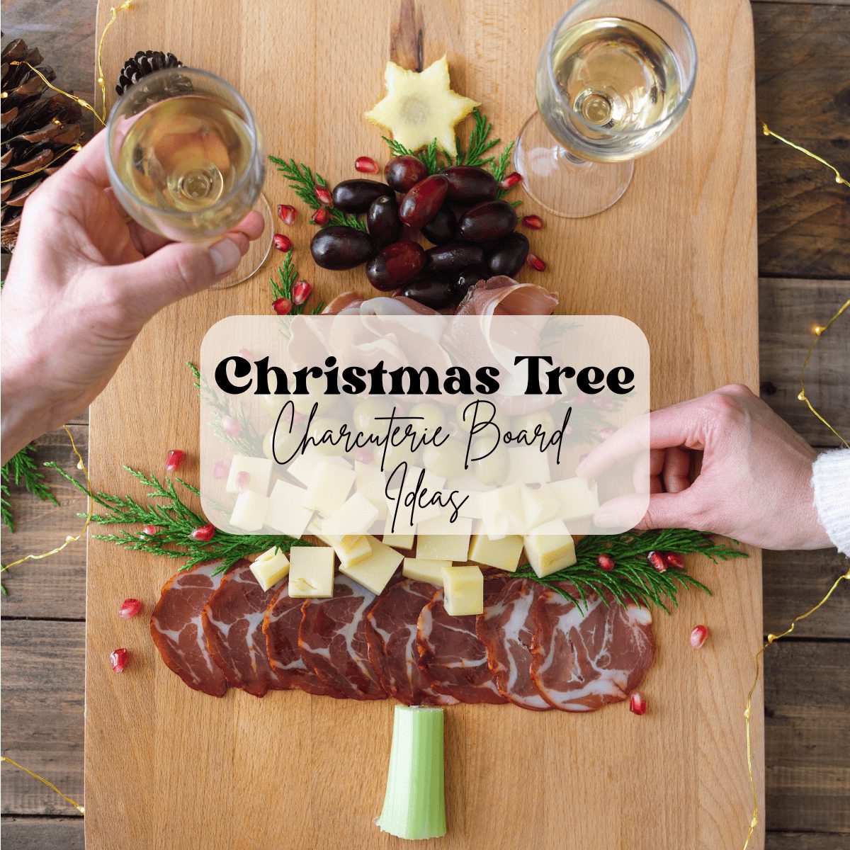 Christmas Tree Charcuterie Board Ideas (festive)