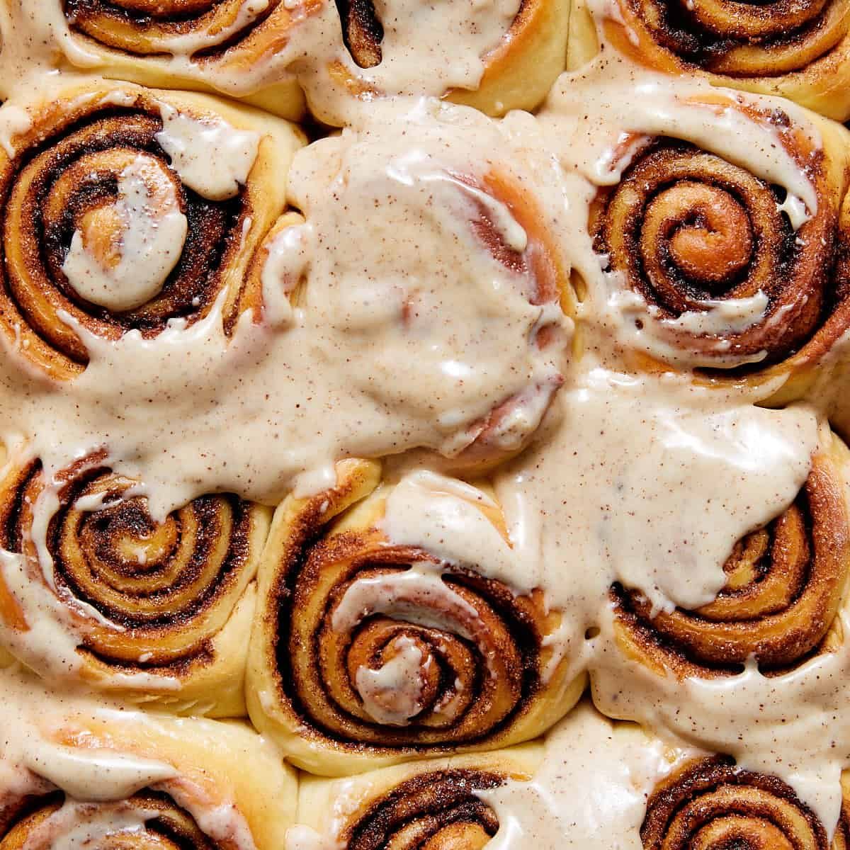 Brown Butter Cinnamon Rolls with Cream Cheese Frosting