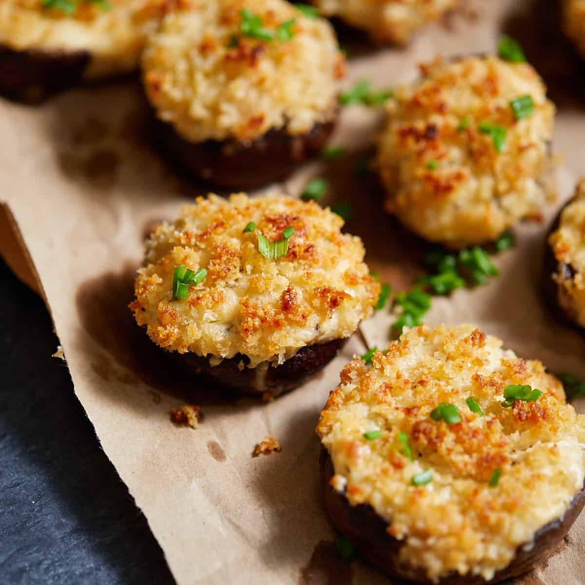 Cream Cheese Stuffed Mushrooms