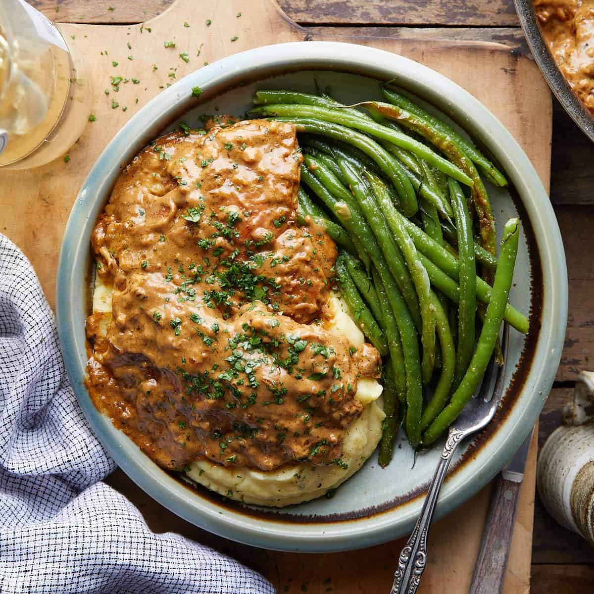 Creamy Chicken and Mashed Potatoes Recipe