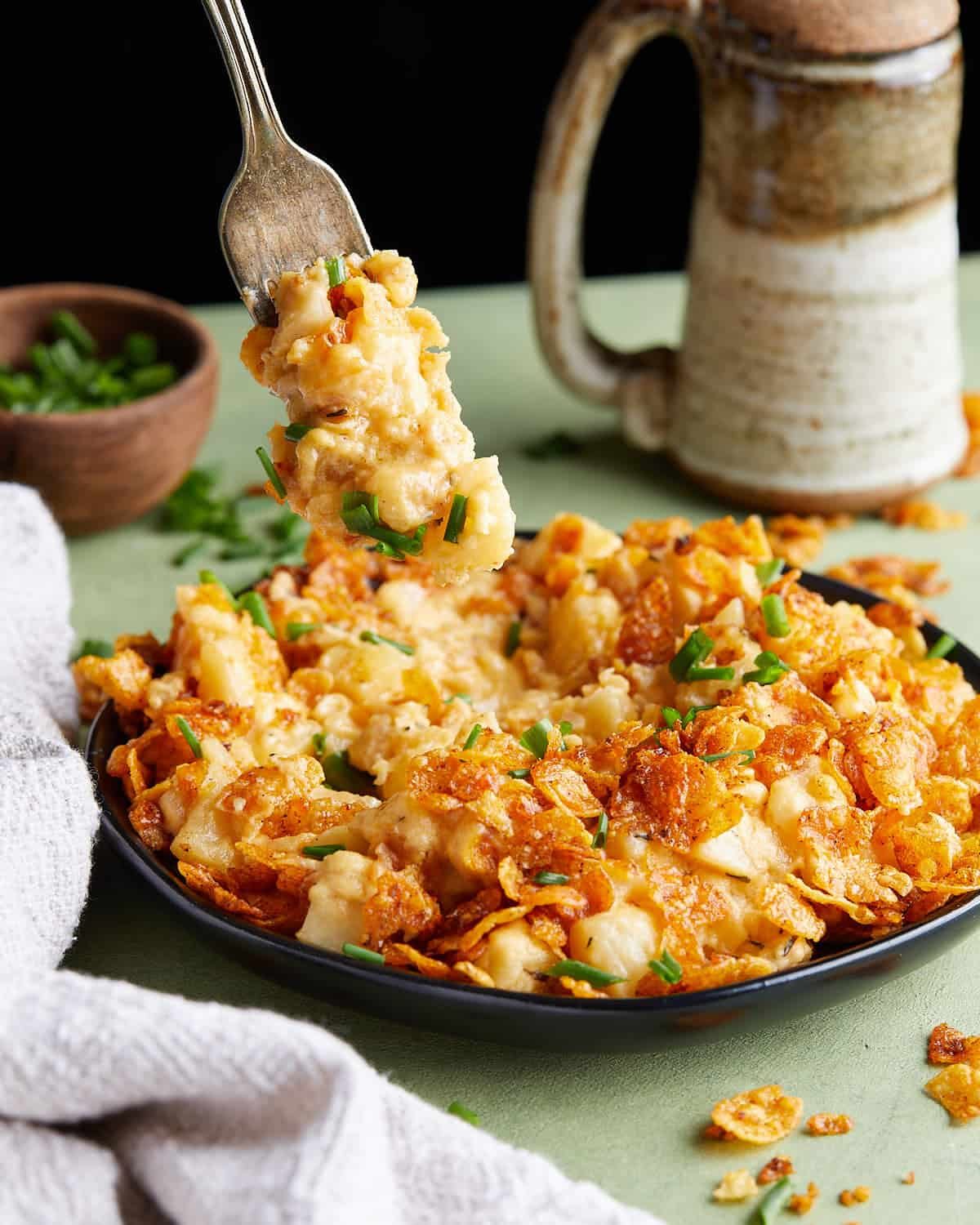 Image of crockpot funeral potatoes.