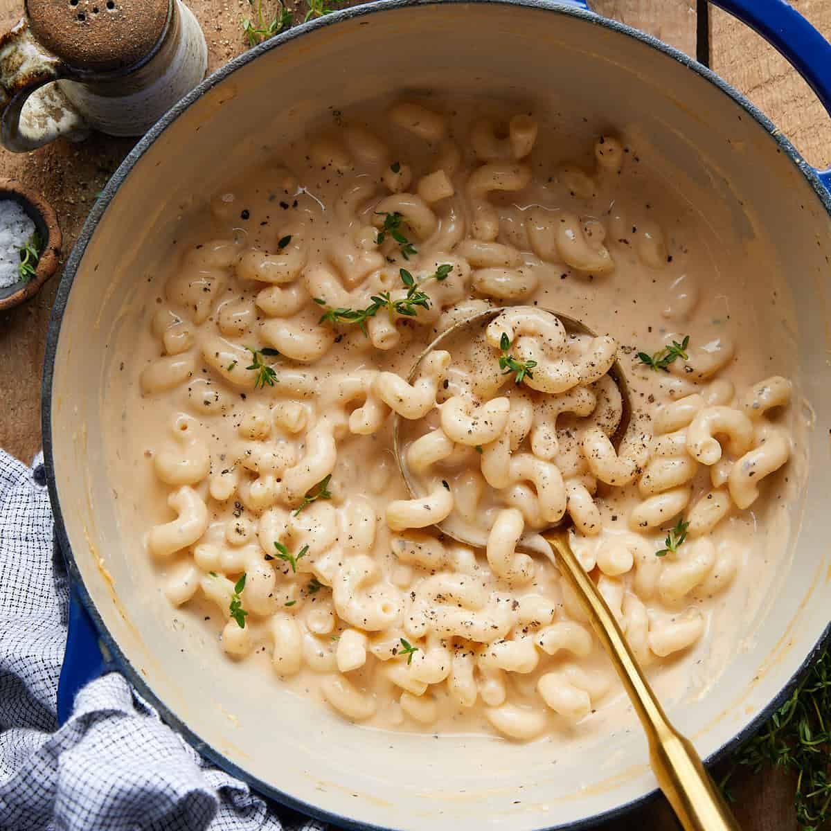 Dutch Oven Mac and Cheese (One Pot)