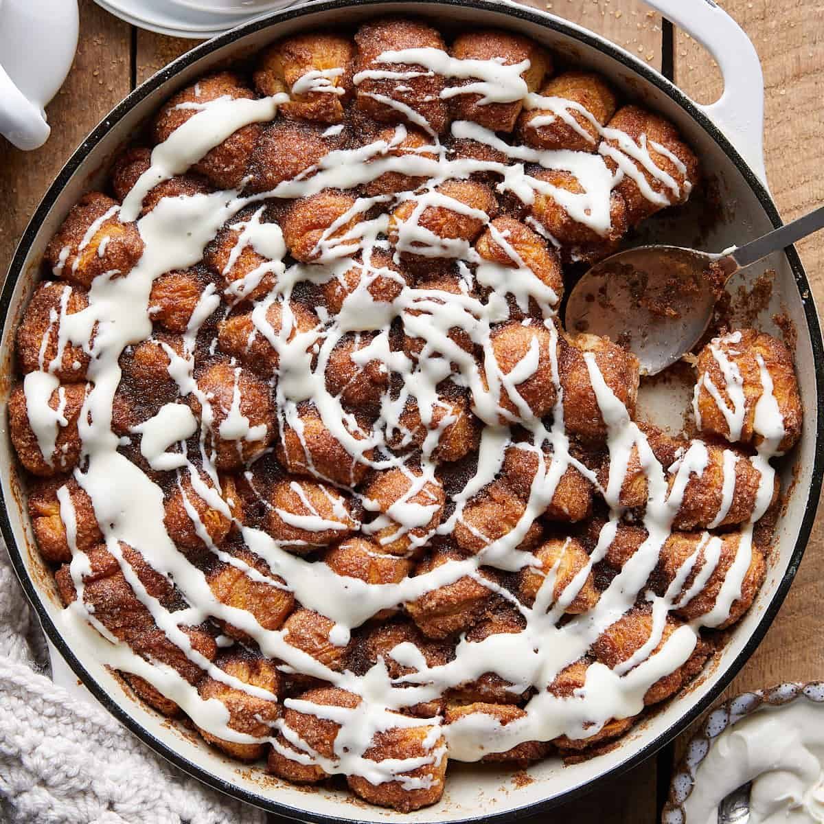 Easy Dutch Oven Monkey Bread