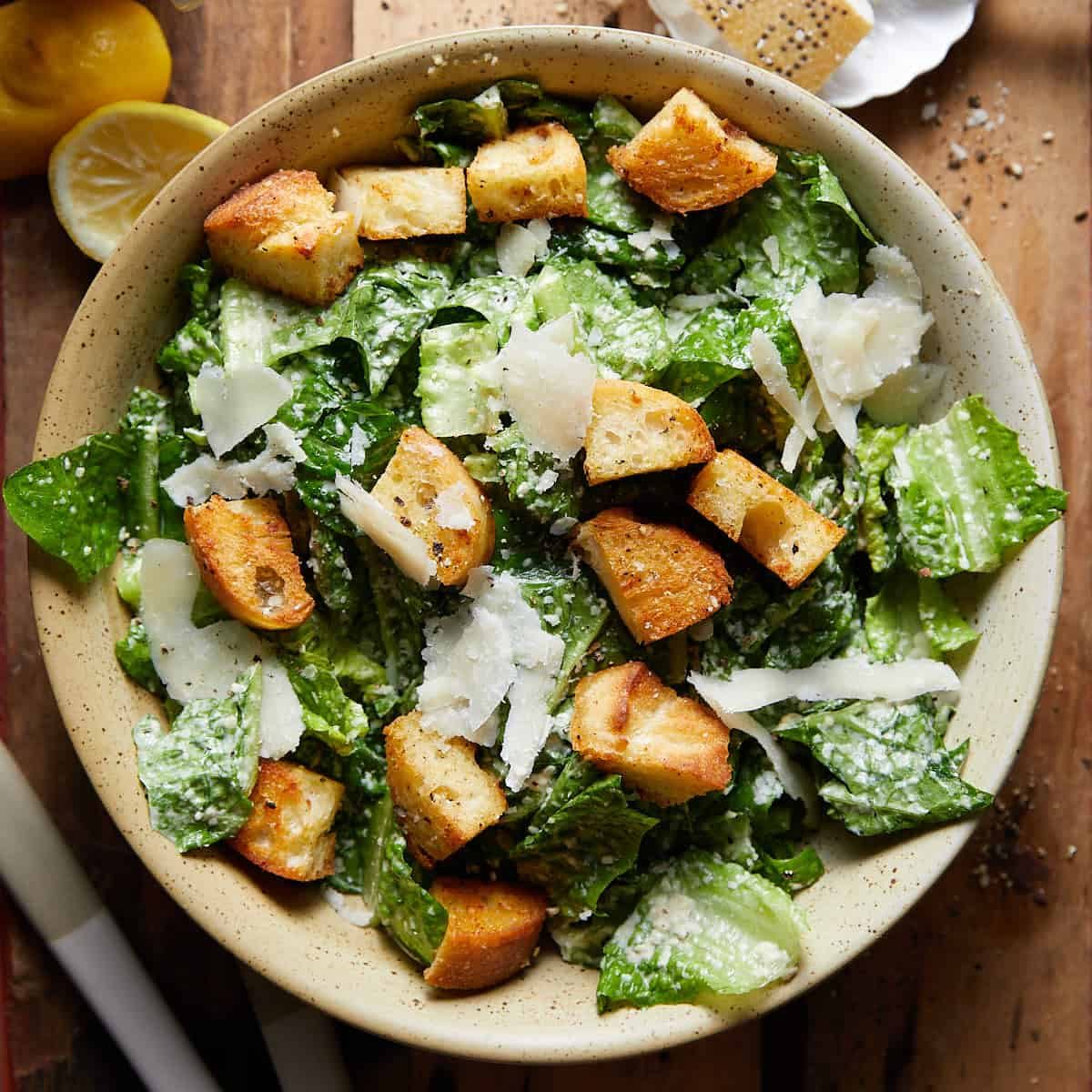 Caesar Salad Dressing without Anchovies