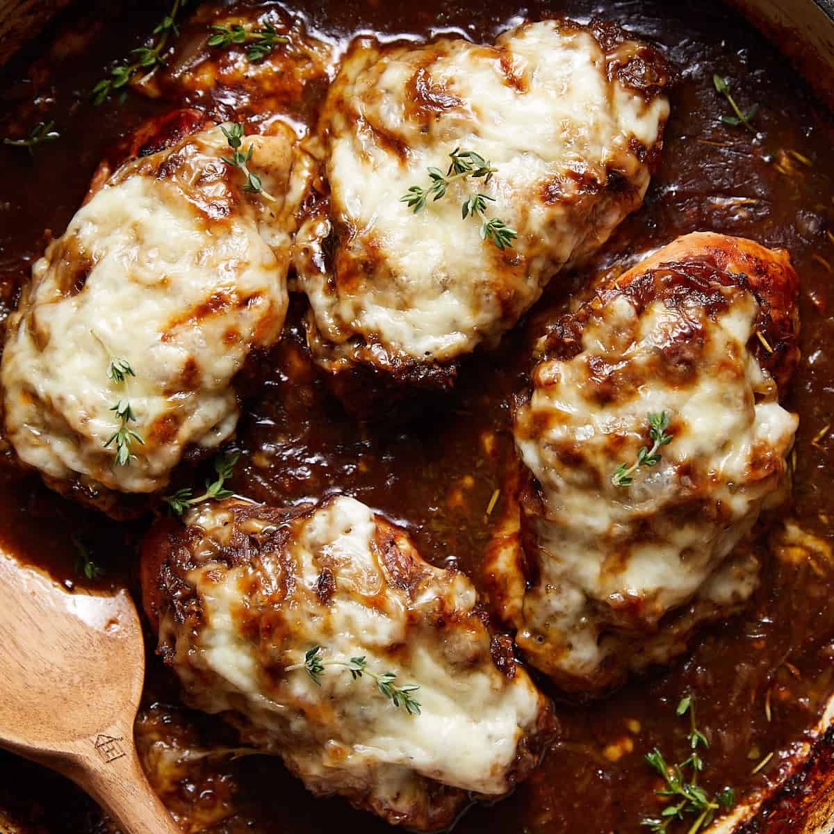 French Onion Chicken Bake