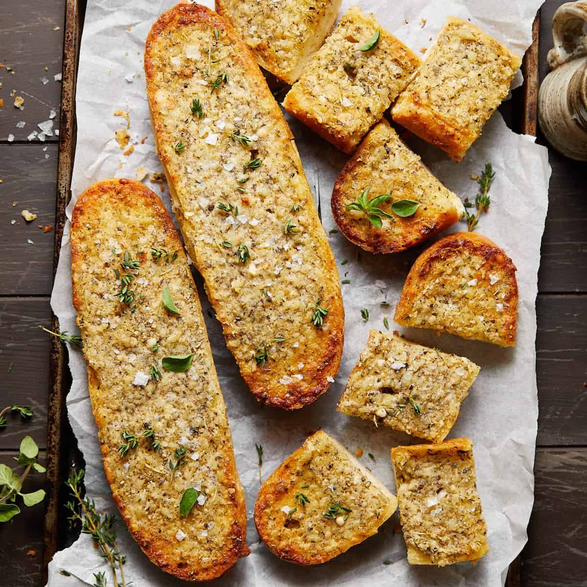 Homemade Garlic Bread Spread Recipe (with Olive Oil & Butter)