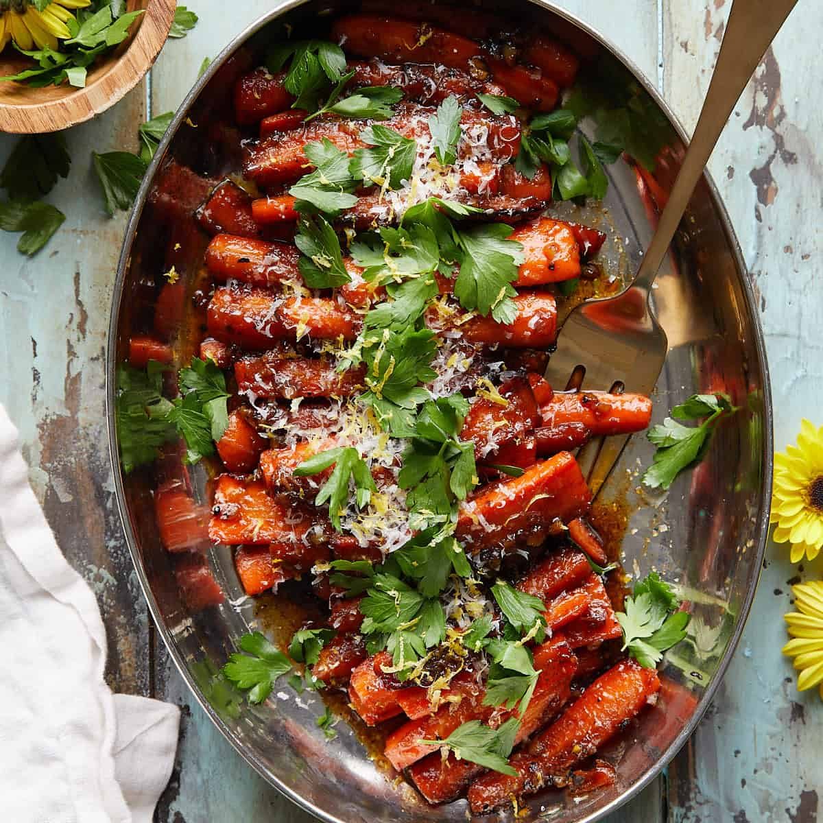 Easy Glazed Stovetop Carrots Recipe