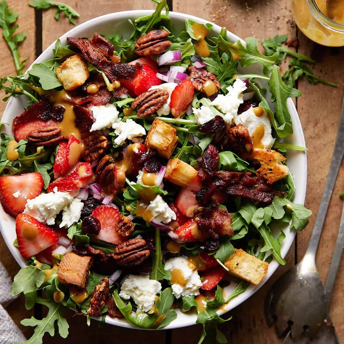 Goat Cheese Salad with Arugula