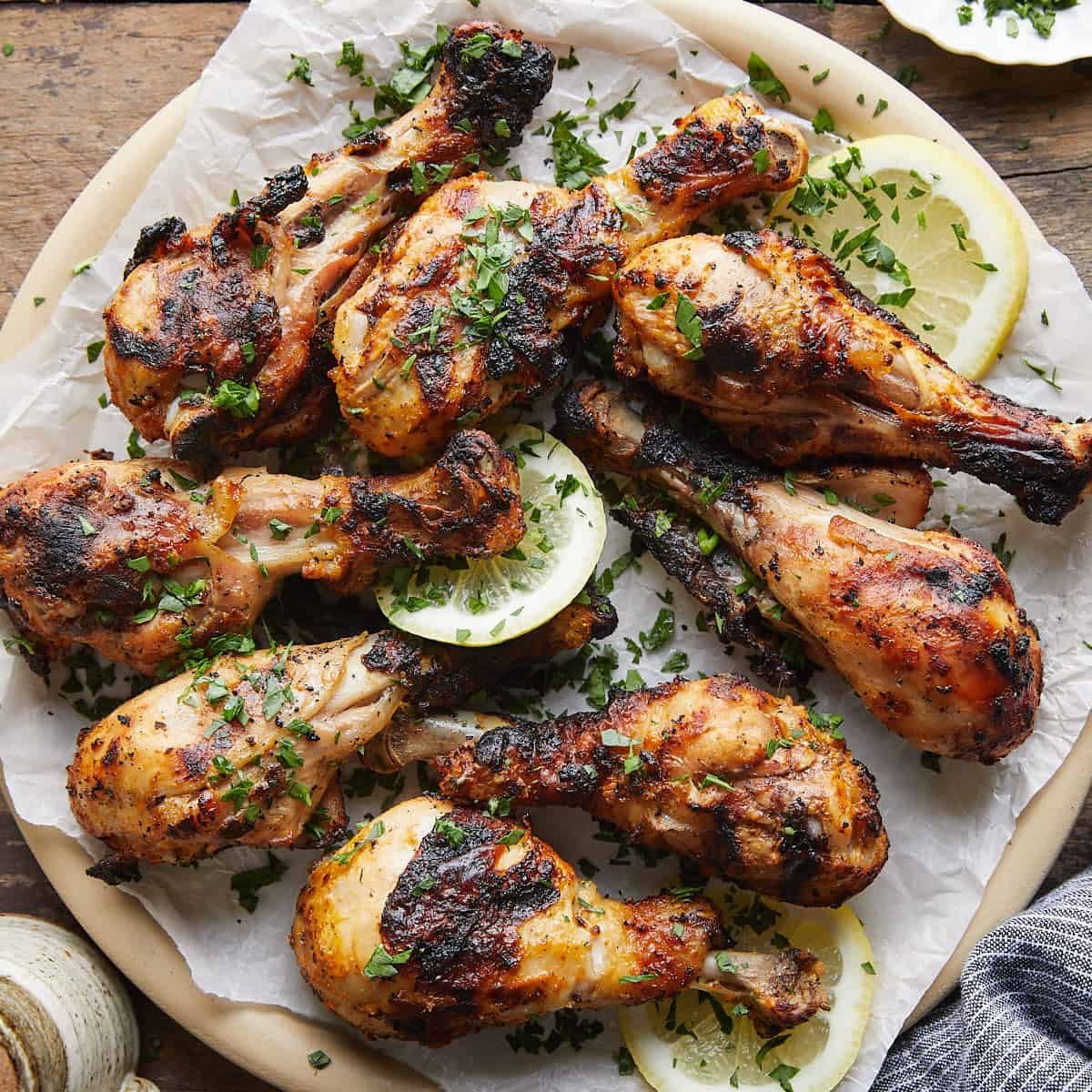 Best Grilled Chicken Drumsticks with Marinade