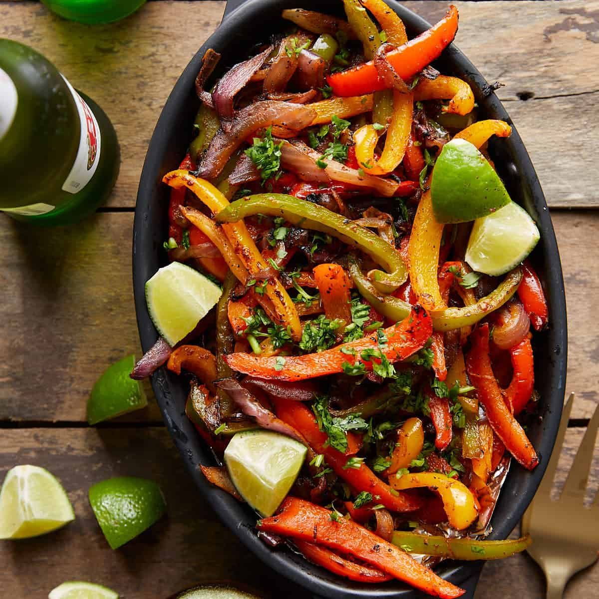 Easy Grilled Peppers and Onions Recipe