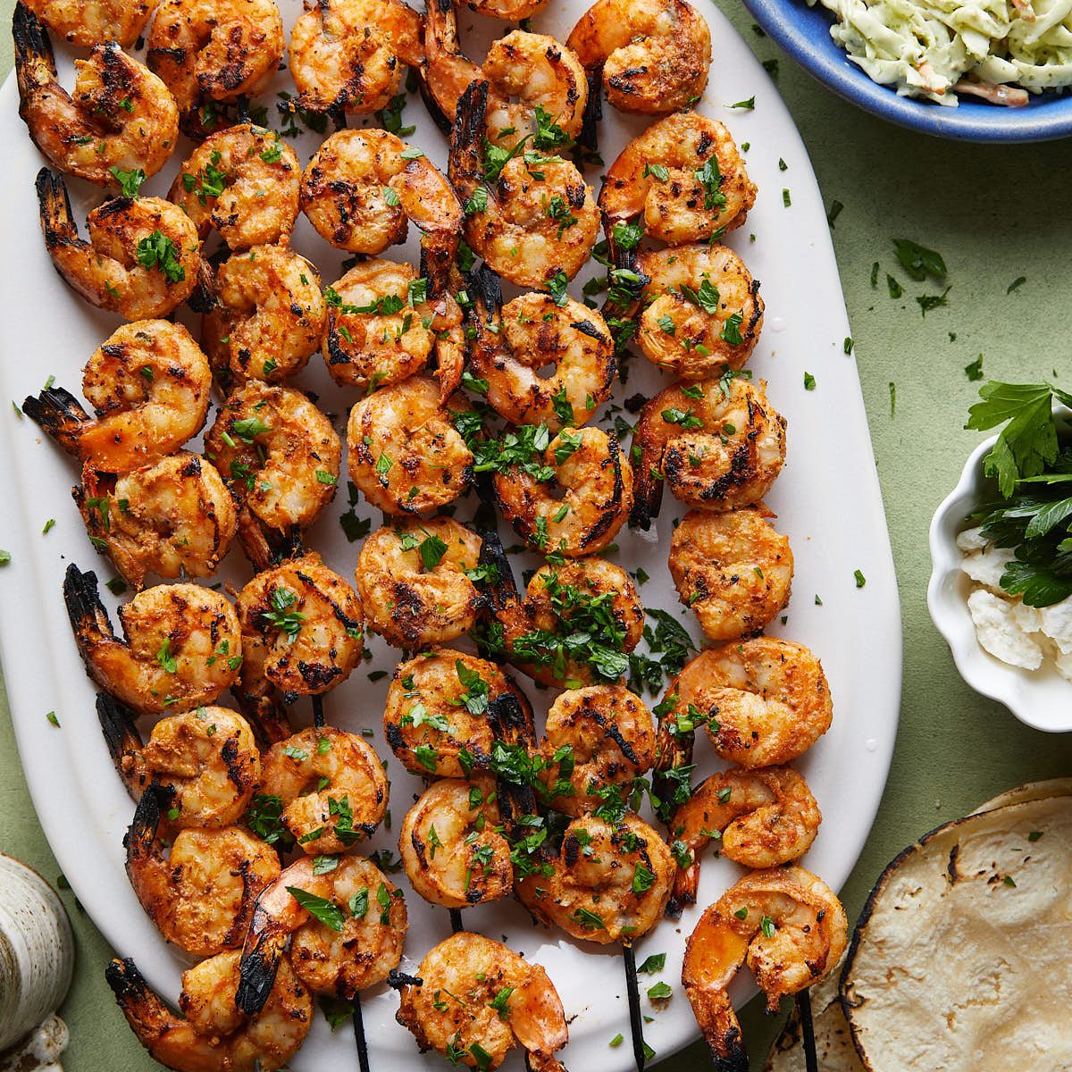 Easy Grilled Shrimp Skewers