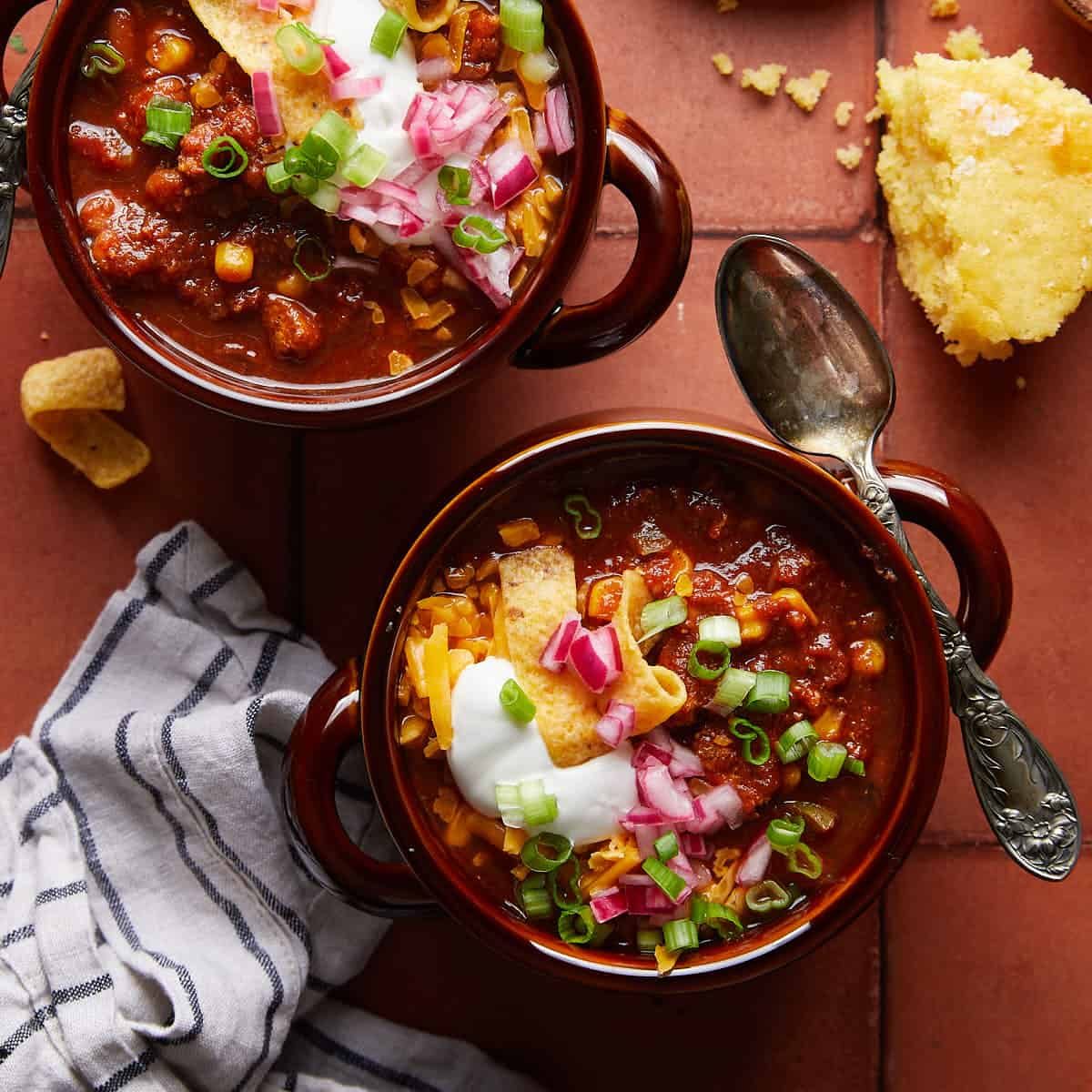Ground Chicken Chili with Beans