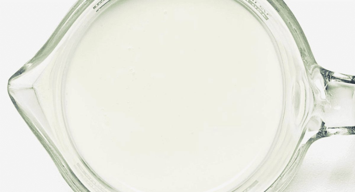 Up close image of half and half.