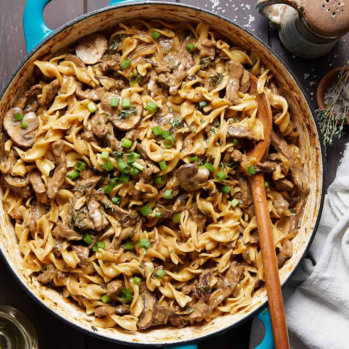 Healthy Beef Stroganoff