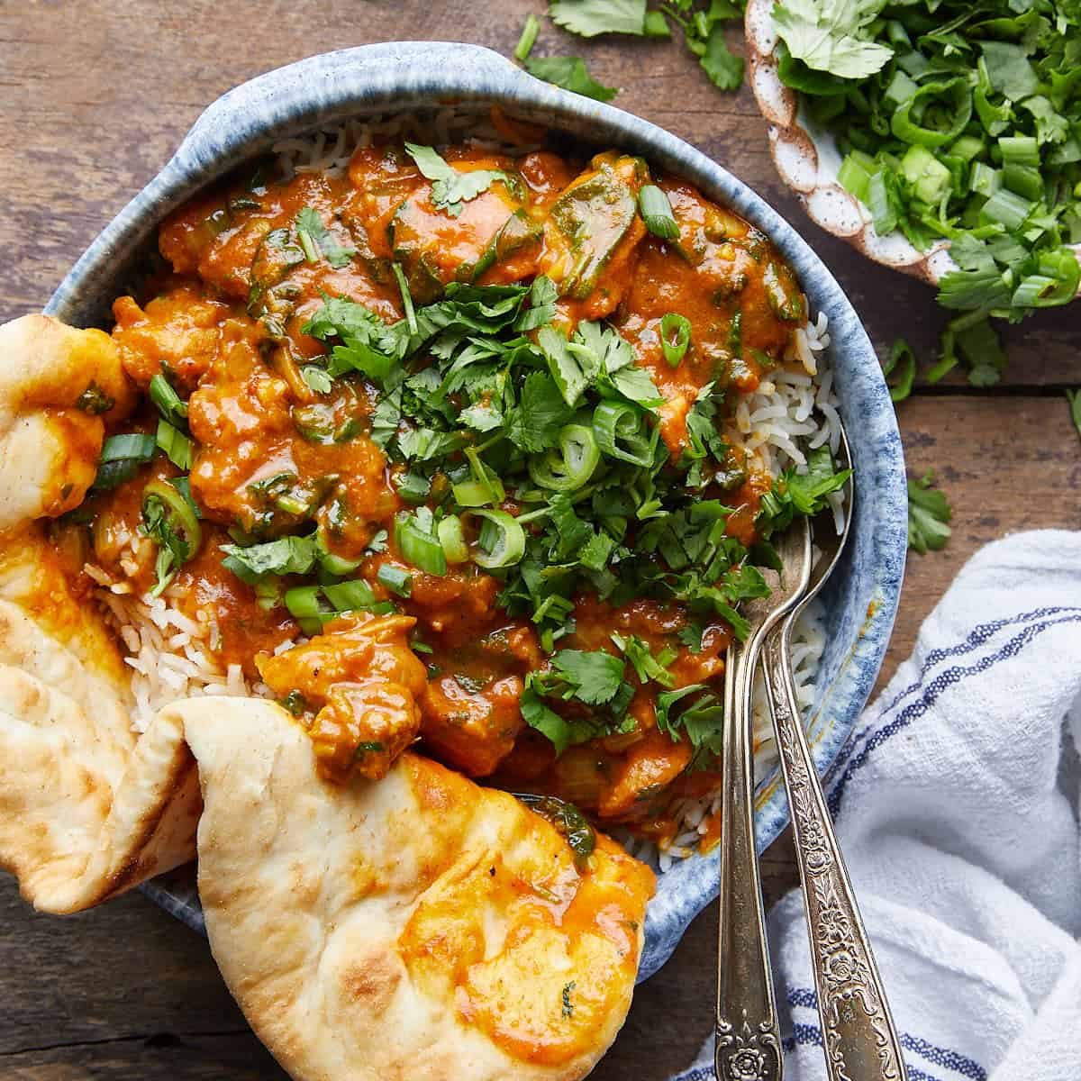 Healthy Chicken Curry with Coconut Milk