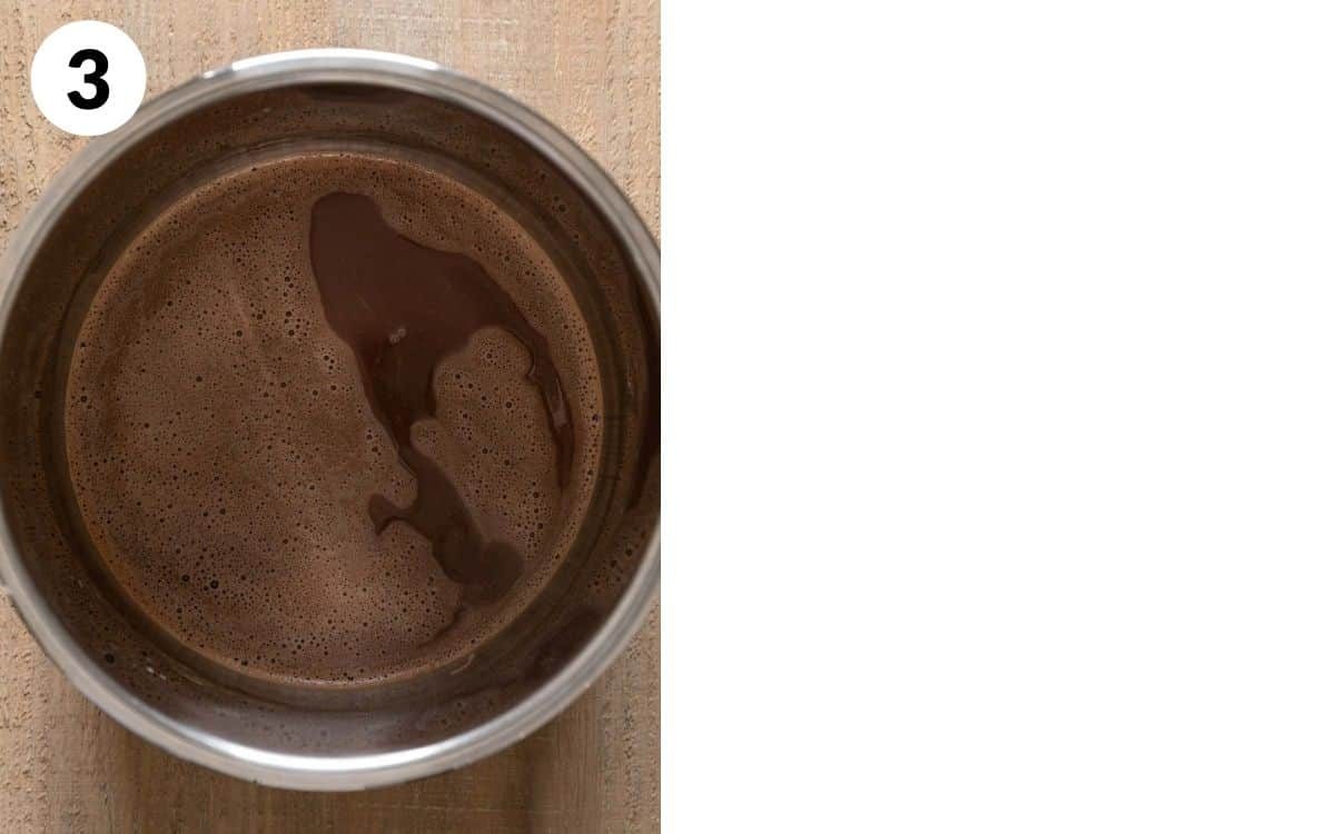 step 3 vanilla stirred into hot chocolate