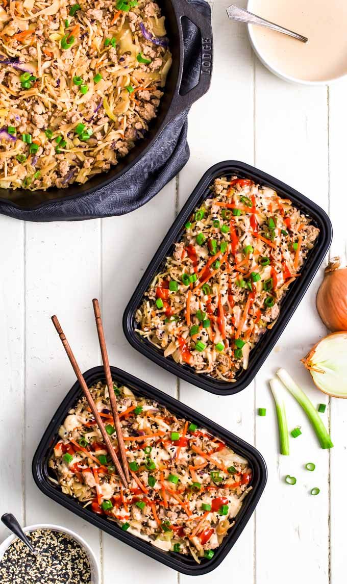 Low-Carb Egg Roll in a Bowl