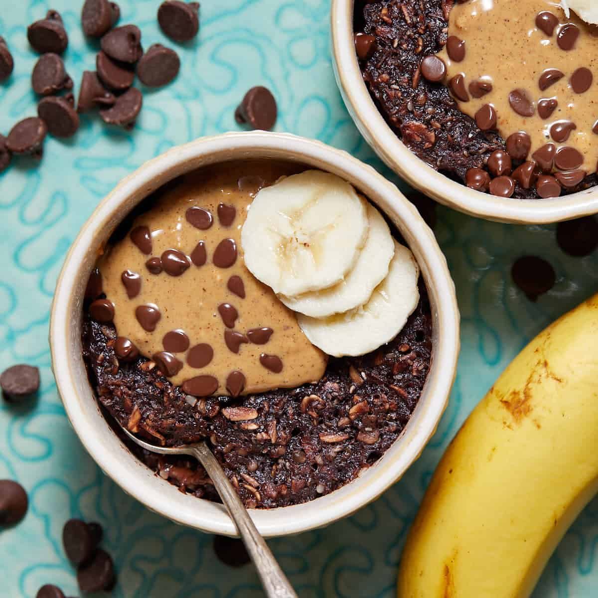 Microwave Baked Oats (No Blender)
