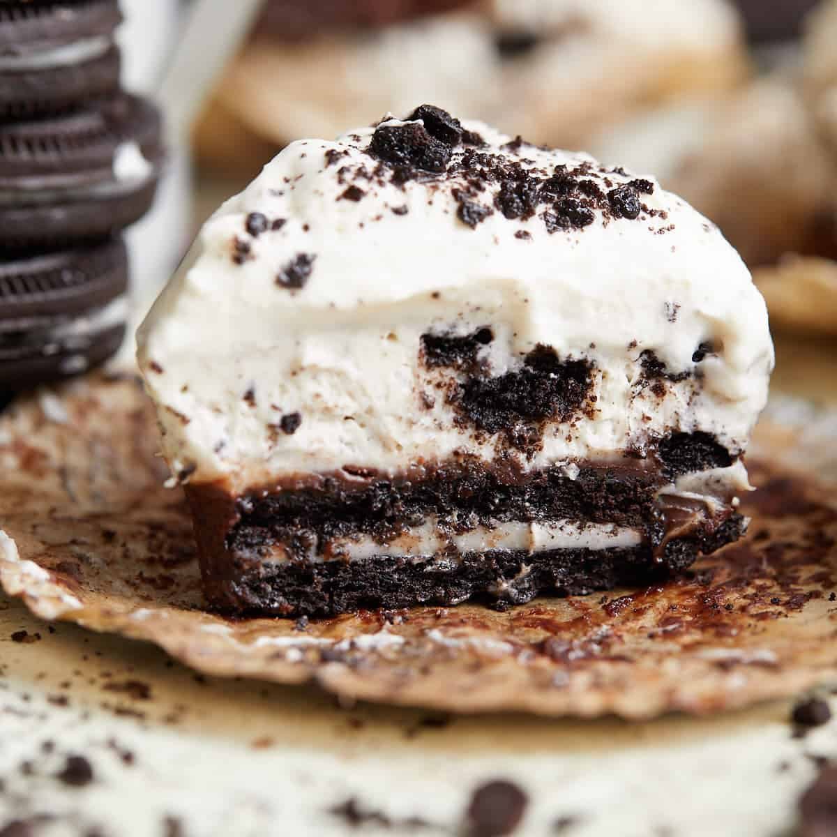 No Bake Mini Oreo Cheesecakes