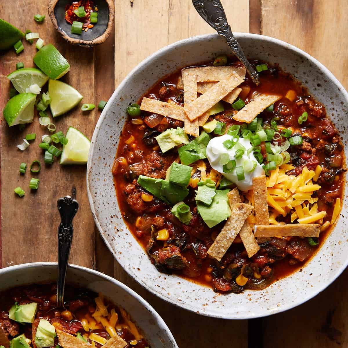 No Bean Turkey Chili (Slow Cooker)
