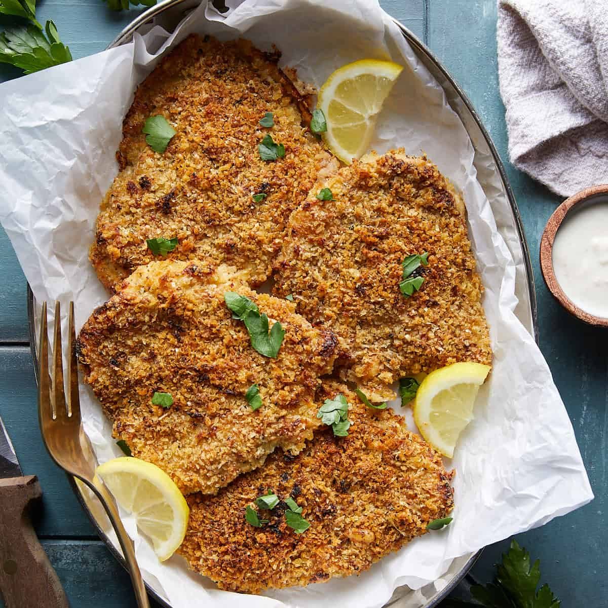 Baked Panko Chicken Breast