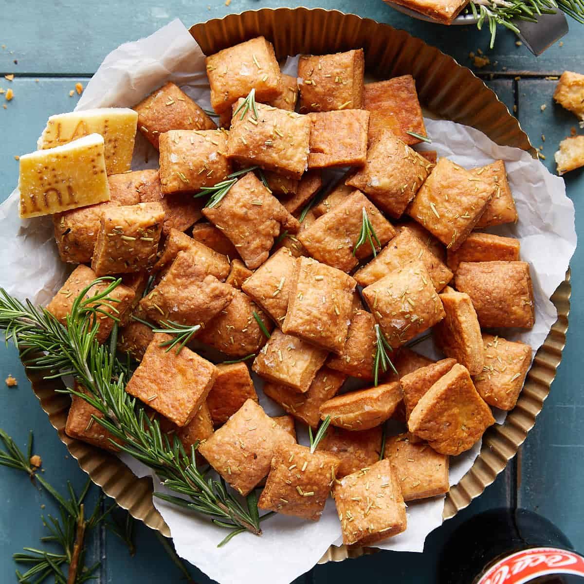 Parmesan Rosemary Crackers Recipe