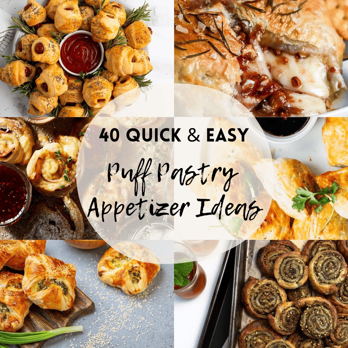 40 Puff Pastry Appetizer Ideas (Quick & Easy)
