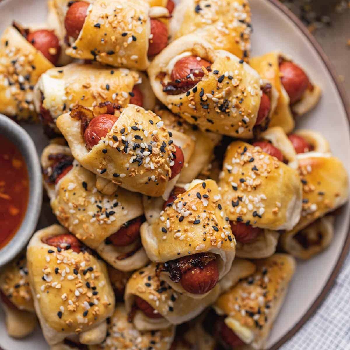 Everything Pigs in a Blanket with Cream Cheese (Seattle Style)