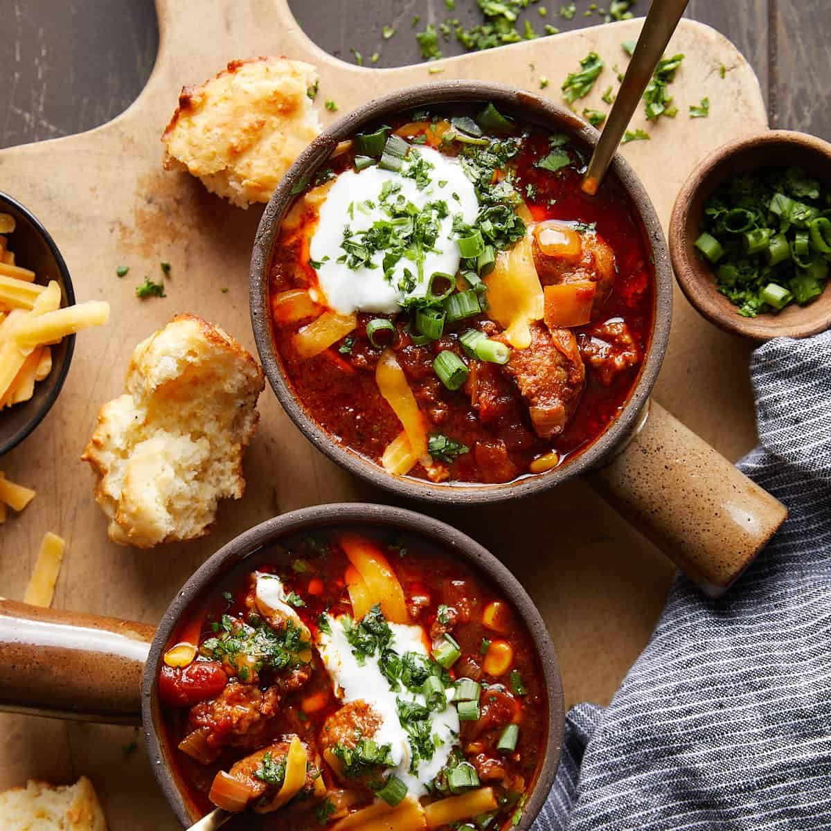 The Best Slow Cooker No Bean Chili Recipe