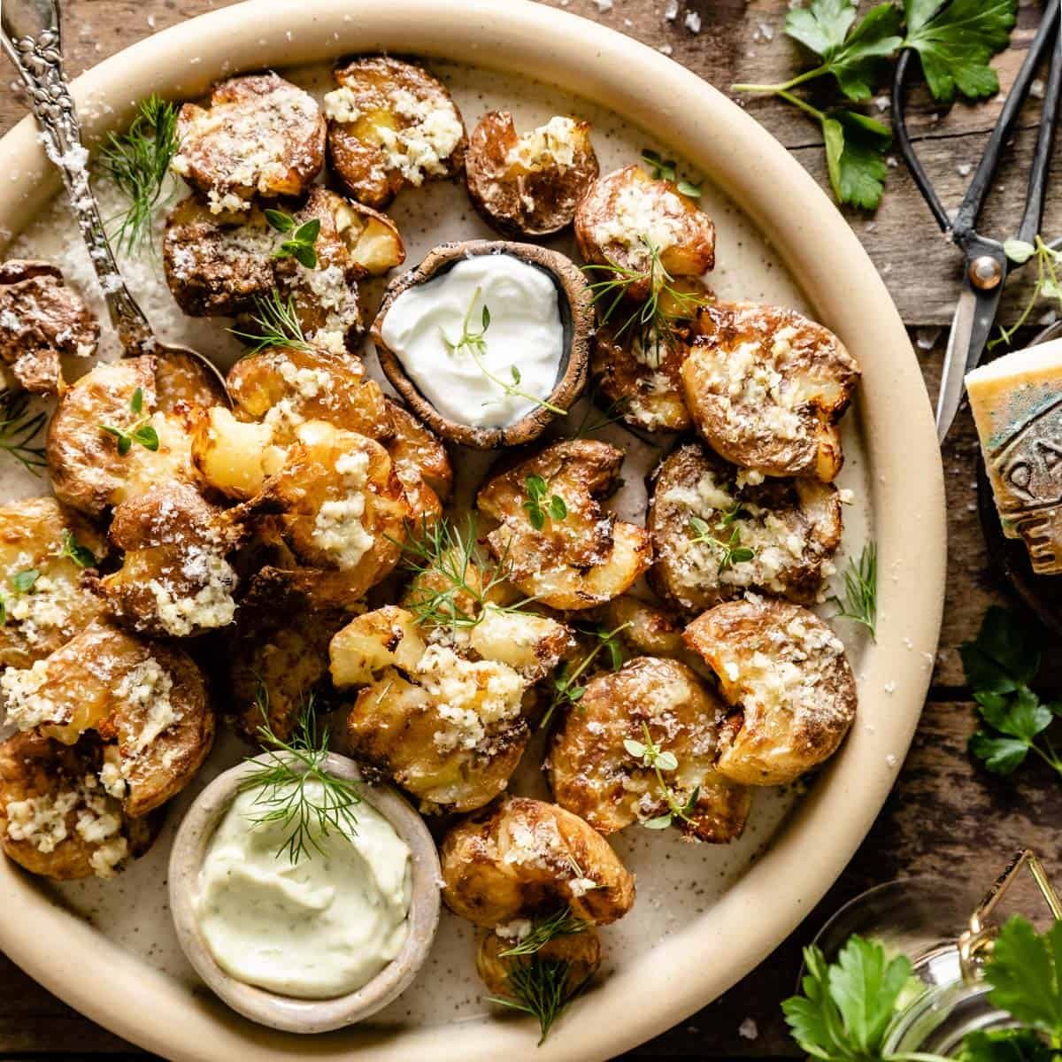Smashed Potatoes (Air Fryer)