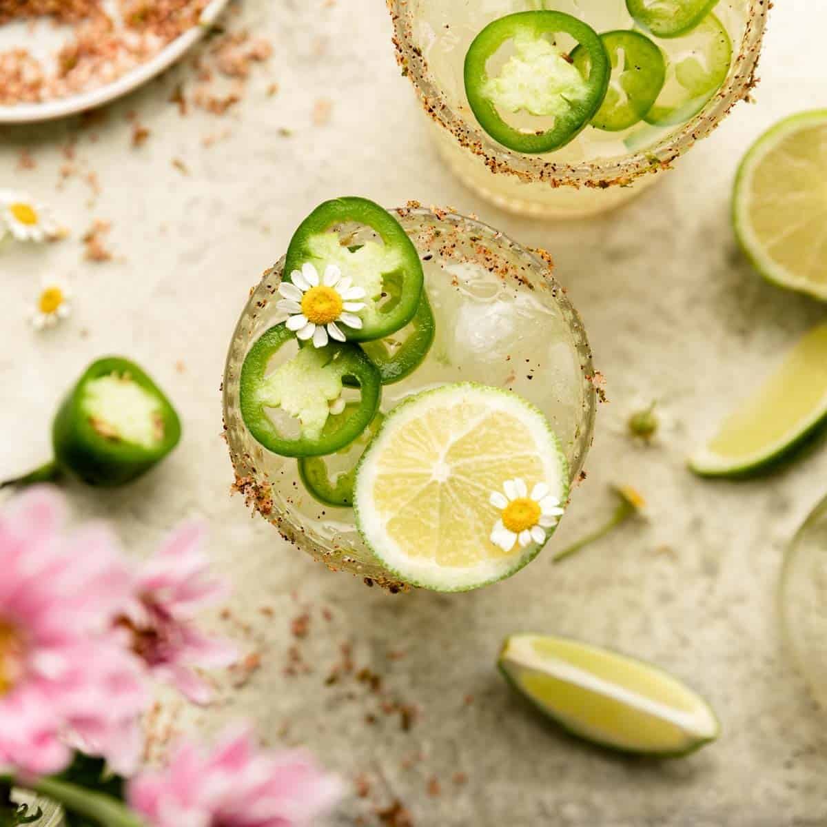 Skinny Spicy Margarita Recipe (Pitcher Option)