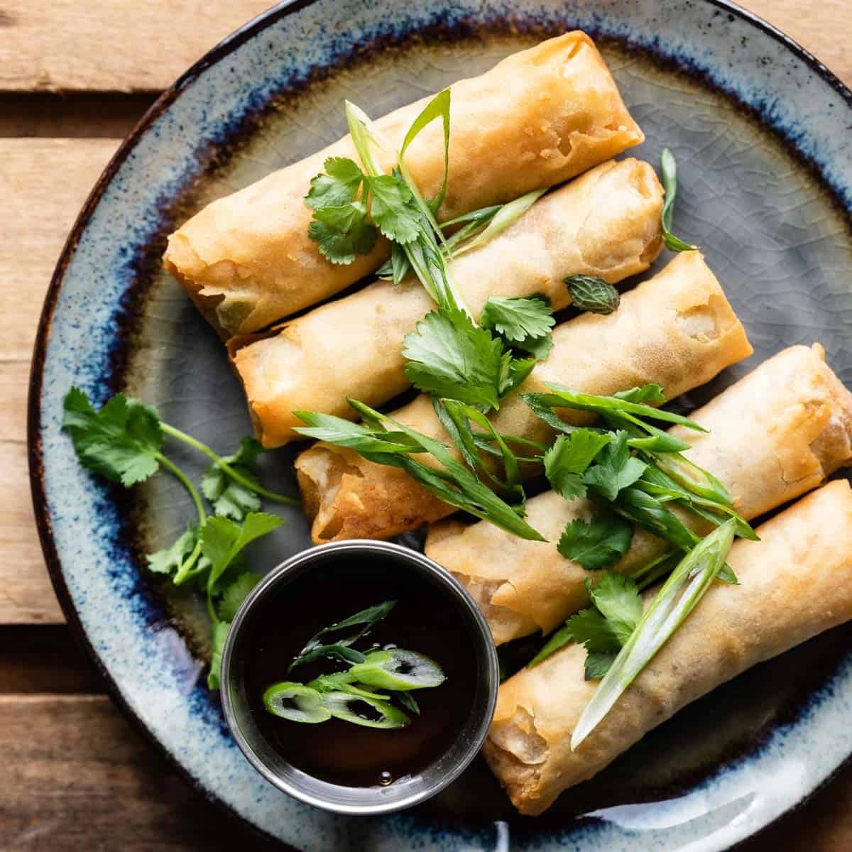 Air Fryer Frozen Spring Rolls
