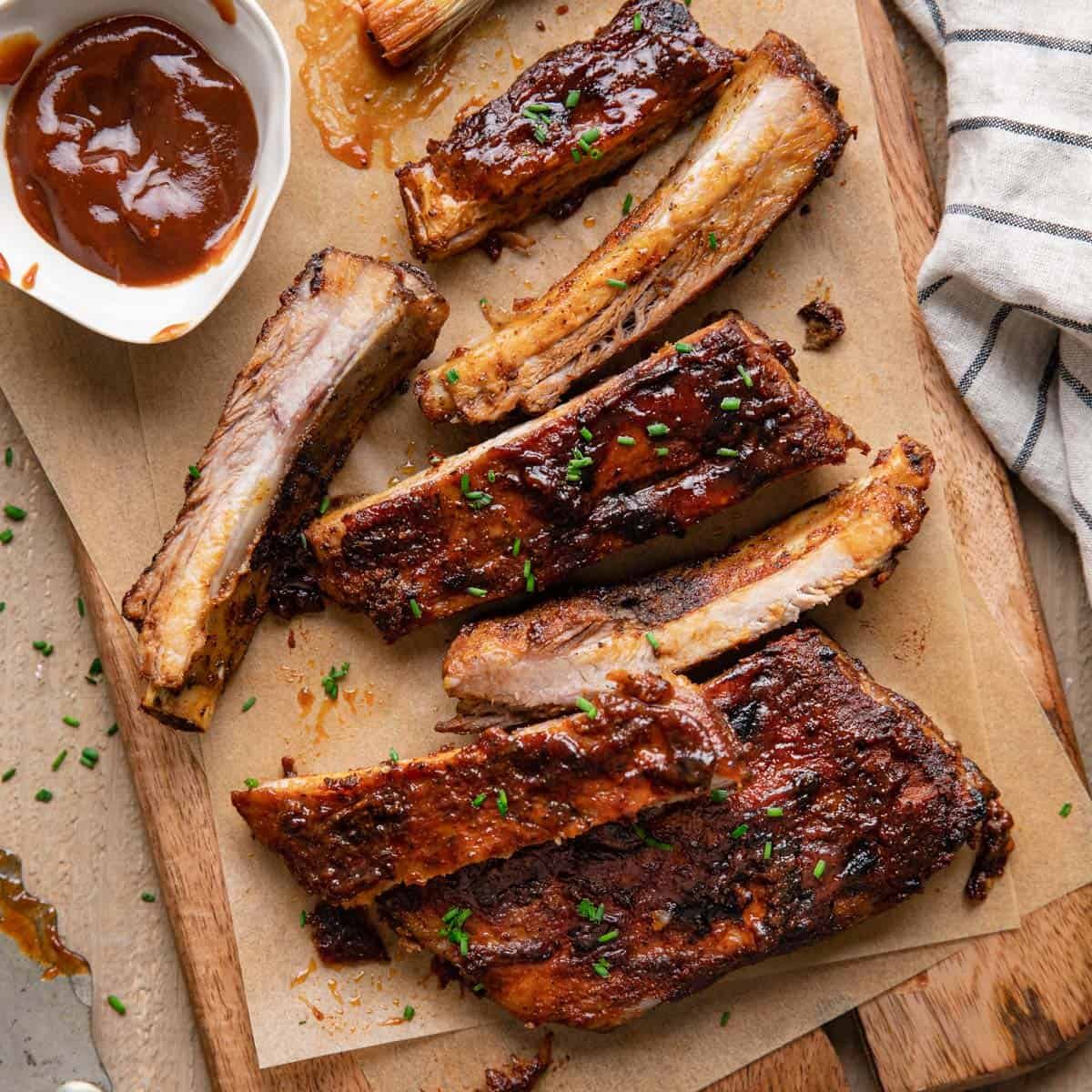 BBQ St. Louis Ribs in the Oven