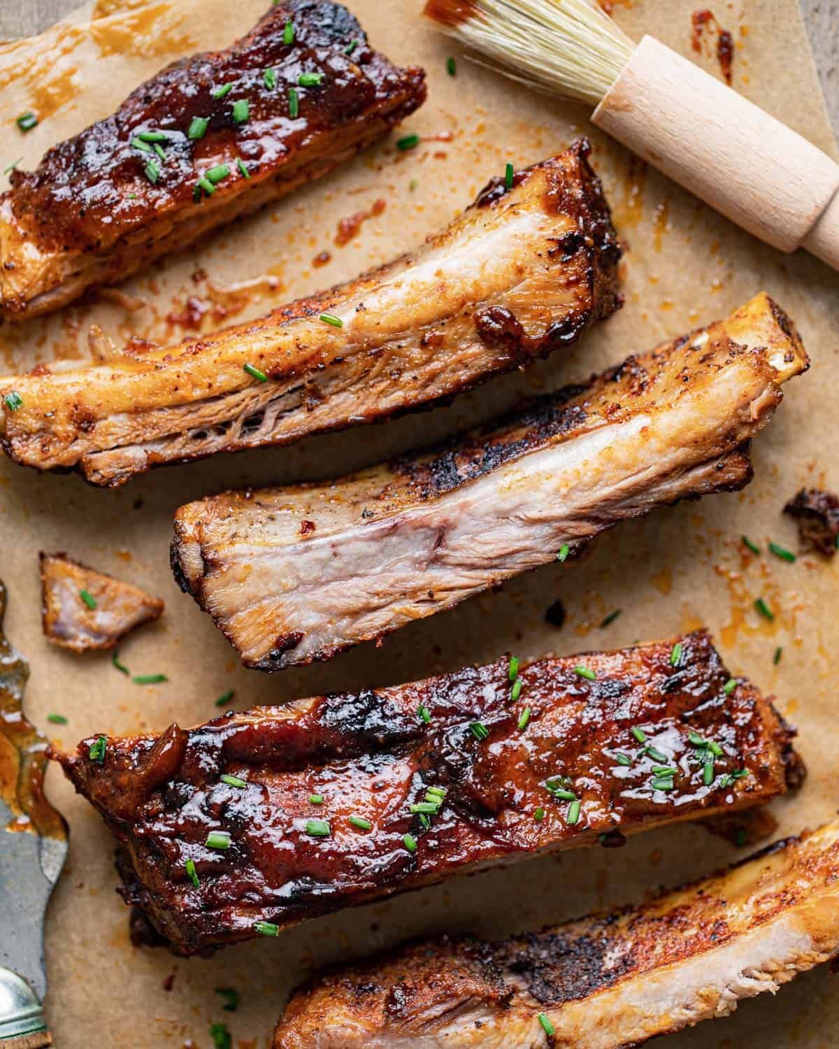 closeup of ribs