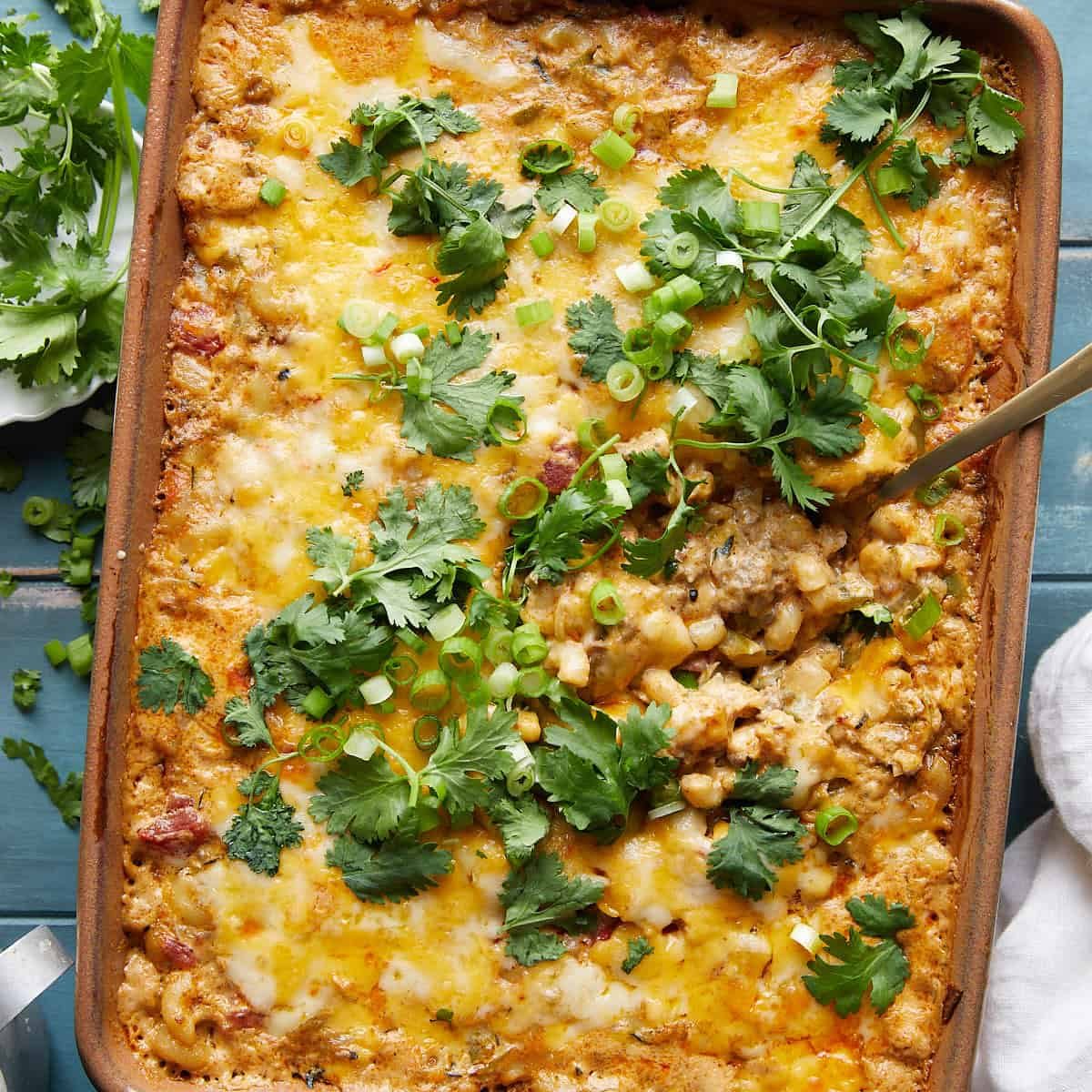 Easy Taco Pasta Bake (Cheesy)