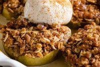 Air Fryer Apple Oat Crumble