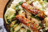 Easy Air Fryer Teriyaki Salmon