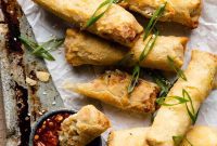 Crispy Air Fried Frozen Egg Rolls