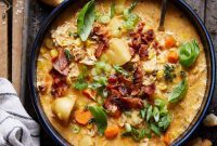 Hearty Slow Cooker Creamy Chicken Corn Chowder